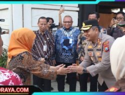 Kapolres Nganjuk Dampingi Gubernur Jatim, Ratusan Personel Disiagakan Jaga Keamanan Kunjungan Kerja