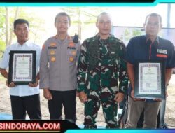 Polres Gresik Genjot Swasembada Pangan Lewat Tanam Jagung Serentak di Randu Agung