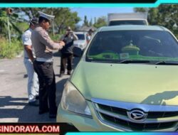 Ciptakan Kamseltibcarlantas, Satlantas Polres Sampang Gelar Operasi Gabungan Pemeriksaan Kendaraan Bermotor
