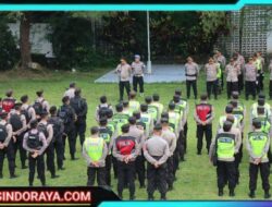 Kolaborasi Polisi dan TNI Amankan Pengesahan Warga Baru Perguruan Silat di Blitar