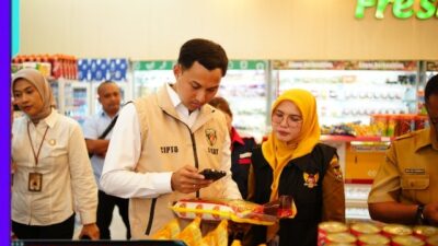 Polres Kediri Kota Bersama TPID Sidak Beras Premium di Sejumlah Pasar Modern