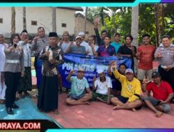 Polantas Menyapa : Polres Sumenep Sambang Warga Desa Beri Edukasi Tertib Lalin