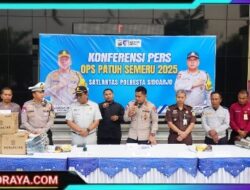 Operasi Patuh Semeru 2025, Polresta Sidoarjo Berhasil Tekan Kecelakaan Hingga 62 persen
