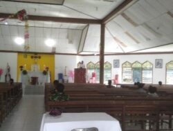 Ciptakan Rasa Aman, Satgas Yonif 611/Awang Long Melaksanakan Pengamanan Sekaligus Ibadah Bersama