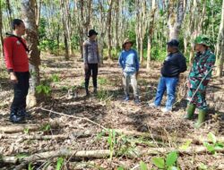 Melalui Komsos Personel Kodim 1009/Tanah Laut juga Mensosialisasikan Pencegahan Karhutla