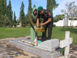Dandim 1009/Tanah Laut Pimpin Ziarah Rombongan HUT Ke-67 Kodam VI/Mulawarman