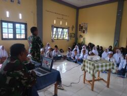 Danramil 1002-08/Labuan Amas Utara Berikan Materi Wawasan Kebangsaan dalam Kegiatan MPLS di MA Muhajirin