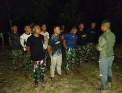 Dan SSK TMMD ke-125 Kodim 1007/Banjarmasin Pimpin Apel Malam untuk Pengamanan Personel