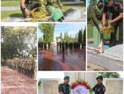 Dandim 1009/Tanah Laut Pimpin Ziarah Rombongan HUT Ke-68 Kodam VI/Mulawarman