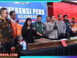 Polres Bojonegoro Amankan Komplotan Pencuri Rel Kereta Api, PT KAI Beri Apresiasi