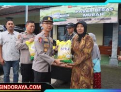 Jaga Stabilitas Harga, Polres Trenggalek Gandeng Bulog Gelar Pasar Beras Murah