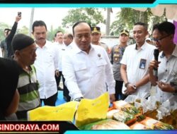 Polri Distribusikan 6 Ton Beras Menggelar Gerakan Pasar Murah di Madiun, Sinergi Dengan Bulog Tekan Inflasi