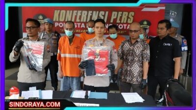Polresta Malang Kota Berhasil Ungkap 3 Kasus Curanmor, 4 Tersangka Diamankan