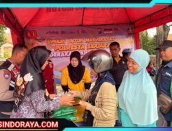 Polresta Sidoarjo Gelar Gerakan Pangan Murah Serentak di 18 Kecamatan