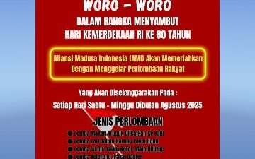 Aliansi Madura Indonesia Meriahkan HUT RI ke-80 Dengan Lomba Unik, Tasyakuran, dan Jalan Sehat Berhadiah