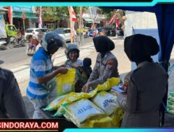 Kolaborasi Polisi dan Bulog Gelontorkan 108 Ton Beras Murah di Banyuwangi