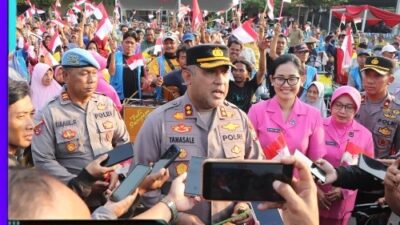 Sambut HUT Kemerdekaan RI ke-80, Polres Tuban Salurkan Bantuan Beras Untuk Warga Kurang Mampu