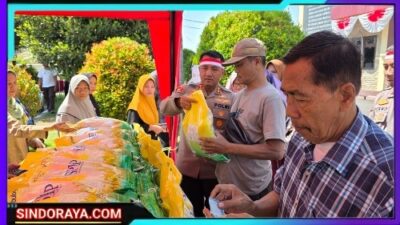 Polres Probolinggo Gelar Gerakan Pangan Murah, Masyarakat Sumringah