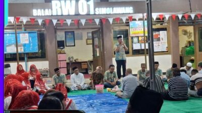 Semarak HUT RI ke-80, RW 01 Simolawang Surabaya Adakan Tasyakuran dan Doa Bersama 