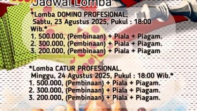 Aliansi Madura Indonesia Gelar Lomba Domino dan Catur Profesional Gratis di Surabaya, Hadiah Jutaan Rupiah 