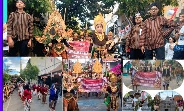 Bertema Kerajaan Majapahit: RT 009 Tampilkan Kreasinya, Ikuti Lomba Karnaval Tingkat RW