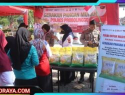 Polres Probolinggo Bersama Bulog Gelar Pasar Murah di Hari Juang Polri Siapkan 44 Ton Beras