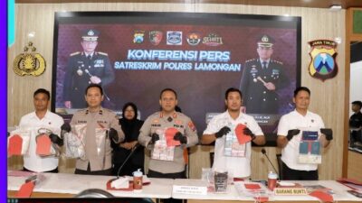Polres Lamongan Ungkap Kasus Arisan Bodong Pelaku Diamankan Saat Hendak Kabur ke Malaysia