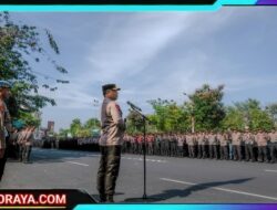 2.608 Polisi Amankan Aksi Buruh di Surabaya, Kapolrestabes Tekankan Pendekatan Humanis