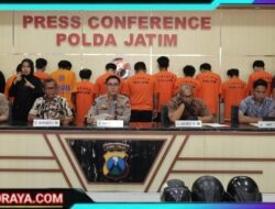 Polda Jatim Ungkap Jaringan Curanmor di 4 Kota, Amankan 12 Tersangka