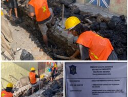 Proyek Sarana Prasarana Di jalan Cantian Tengah GG 04 Kelurahan Sidodadi Sesuai SOP