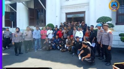 AMI Ikuti Giat Deklarasi Damai di Polrestabes Surabaya, Tegaskan Komitmen dan Siap Jaga Kamtibmas