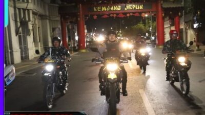 Ciptakan Rasa Aman, Polres Pelabuhan Tanjung Perak Gelar Patroli Gabungan TNI-Polri