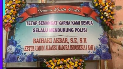 Aliansi Madura Indonesia Teguhkan Dukungan, Polri Tak Sendiri Hadapi Anarkisme