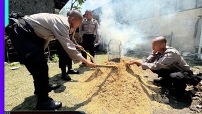 Wujudkan Kampus Hijau, Ratusan Calon Bintara Polri Dalami Ilmu Pertanian di SPN Polda Jatim