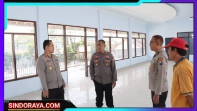Kapolres Nganjuk Tinjau Progres Pembangunan SPPG di Baron dan Lengkong