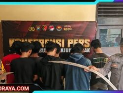 Polres Pelabuhan Tanjung Perak Amankan Remaja Kelompok Gangster SSTB dan All Star Yang Terlibat Bentrokan di Kalilom Lor Surabaya