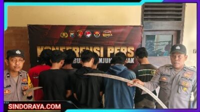 Polres Pelabuhan Tanjung Perak Amankan Remaja Kelompok Gangster SSTB dan All Star Yang Terlibat Bentrokan di Kalilom Lor Surabaya