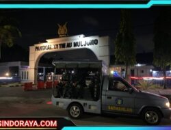 Personel Gabungan Lanud Muljono dan Lanudal Juanda Gelar Patroli Pengamanan di Wilayah Sidoarjo