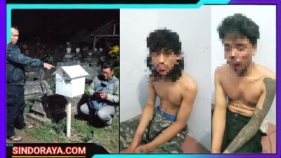 Polres Blitar Amankan Dua Pemuda Pencuri Kotak Amal di TPU Sumberjo