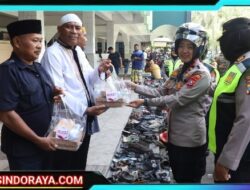 Polwan Polres Pelabuhan Tanjung Perak Gelar Patroli Harkamtibmas dan Jum’at Berkah Rayakan HUT ke-77