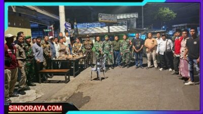 Pam Swakarsa di Perak Barat: Babinsa, Banser, dan Warga Kompak Jaga Surabaya