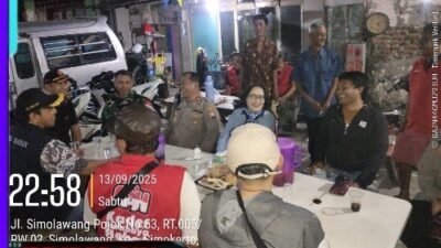 Tiga Pilar Simokerto Sambangi Pos Kamling, Warga Apresiasi Program Asuhan Rembulan
