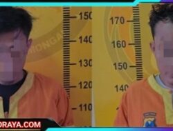 Polres Lamongan Amankan Dua Pengedar Sabu dalam Operasi Tumpas Narkoba