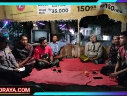 Kapolsek Rembang Bersama Tiga Pilar Himbau Warga Aktifkan Siskamling