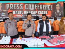 Operasi Tumpas Narkoba Semeru 2025, Polres Bondowoso Amankan 11 Tersangka Sita 10,93 Gram Sabu dan 241 Ribu Butir Okerbaya