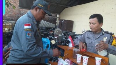 Dengan Kopling Polisi Ajak Warga Jaga Kamtibmas di Sidoarjo