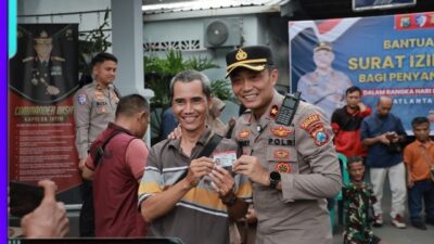 Polres Jember Beri SIM Gratis Untuk Kaum Difabel di Hari Lalu Lintas Bhayangkara ke-70