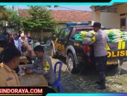 Polres Madiun Kota Salurkan 4 Ton Beras SPHP Untuk 4 Desa