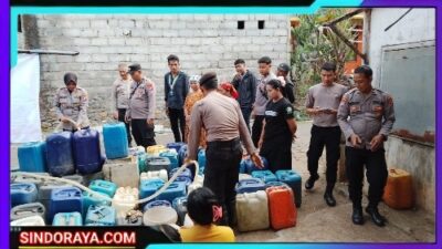 Polres Pasuruan dan PMII Salurkan 6.000 Liter Air Bersih ke Desa Karangjati Lumbang