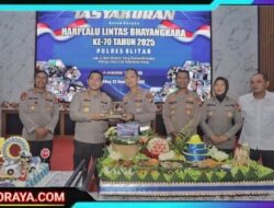 Satlantas Polres Blitar Gelar Syukuran Peringatan HUT Lantas ke-70